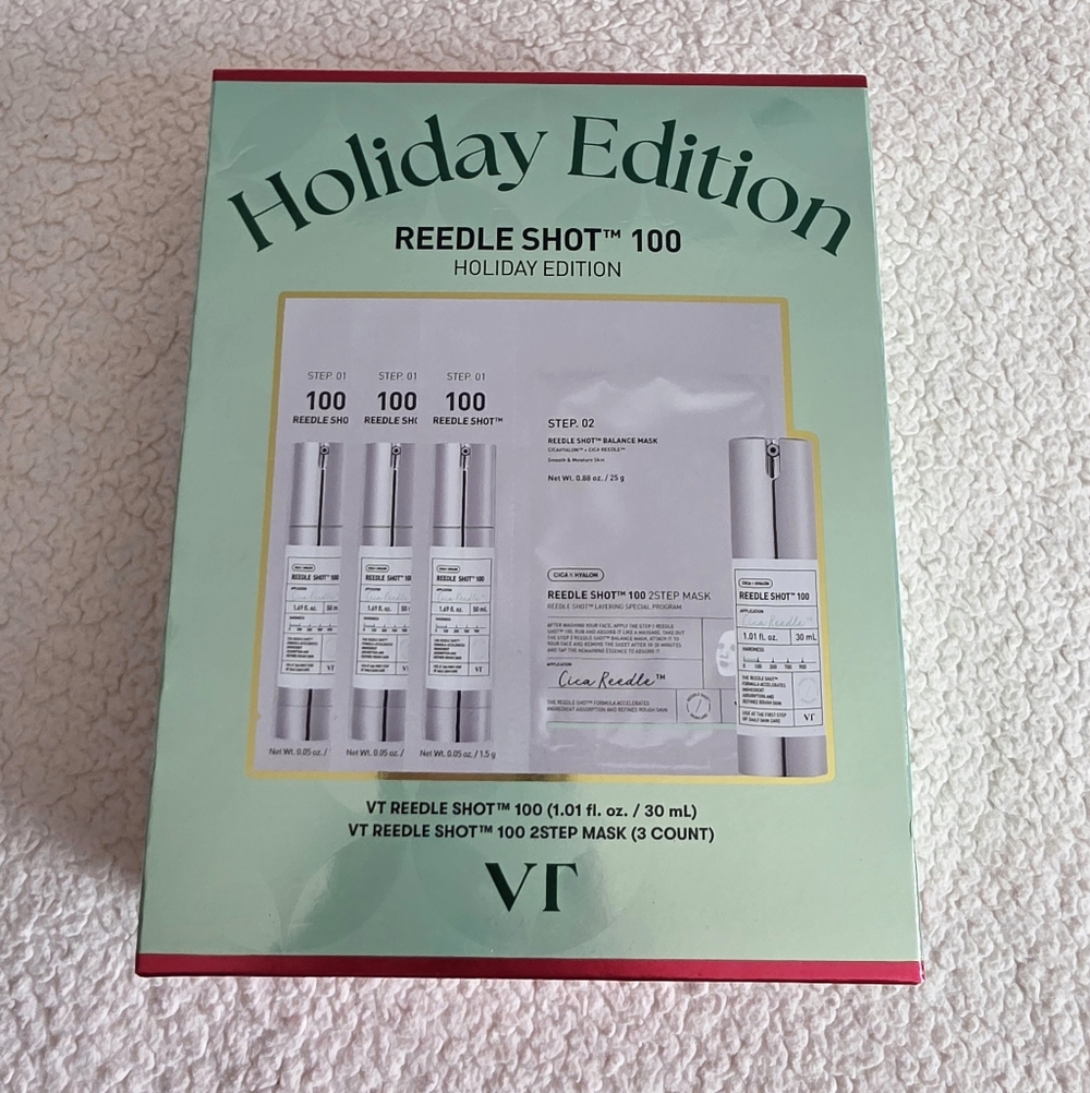 VT Cosmetics Reedle Shot 100 Holiday Edition Gift Set for Christmas mother's day